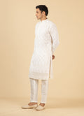 MLS EMBROIDERED KURTA PAJAMA