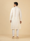 MLS EMBROIDERED KURTA PAJAMA