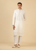 MLS EMBROIDERED KURTA PAJAMA