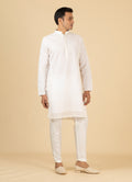 MLS EMBROIDERED KURTA PAJAMA