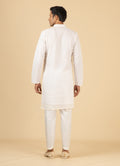 MLS EMBROIDERED KURTA PAJAMA