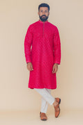 MLS CHIKANKARI KURTA PAJAMA