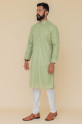 MLS CHIKANKARI KURTA PAJAMA