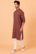 MLS PRINTED KURTA PAJAMA