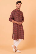 MLS PRINTED KURTA PAJAMA