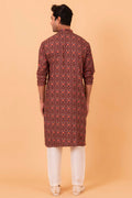 MLS PRINTED KURTA PAJAMA