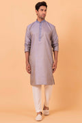 MLS ART SILK KURTA PAJAMA