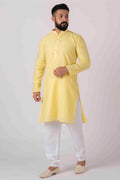 MLS CHANDERI KURTA PAJAMA