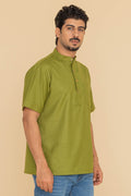 MLS SHORT KURTA HALF SLEEVES