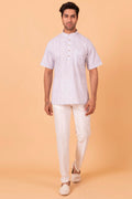 MLS SHORT KURTA HALF SLEEVES