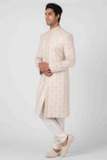 MLS EMBROIDERED SHERWANI 1 PC