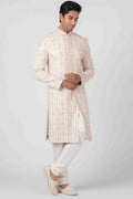 MLS EMBROIDERED SHERWANI 1 PC