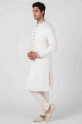 MLS EMBROIDERED SHERWANI 1PC