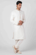 MLS EMBROIDERED SHERWANI 1PC