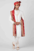 MLS EMBROIDERED SHERWANI 1PC