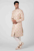 MLS EMBROIDERED SHERWANI 1PC