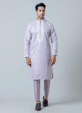 MLS EMBROIDERED KURTA PAJAMA