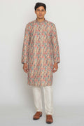 MLS PRINTED KURTA PAJAMA