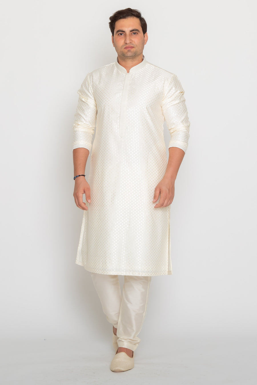 MLS EMBROIDERED KURTA PAJAMA