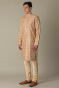 MLS EMBROIDERED KURTA PAJAMA