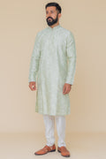 MLS EMBROIDERED KURTA PAJAMA