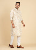 MLS EMBROIDERED KURTA PAJAMA
