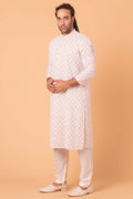 MLS CHIKANKARI KURTA PAJAMA