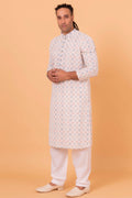 MLS CHIKANKARI KURTA PAJAMA