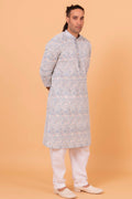 MLS CHIKANKARI KURTA PAJAMA