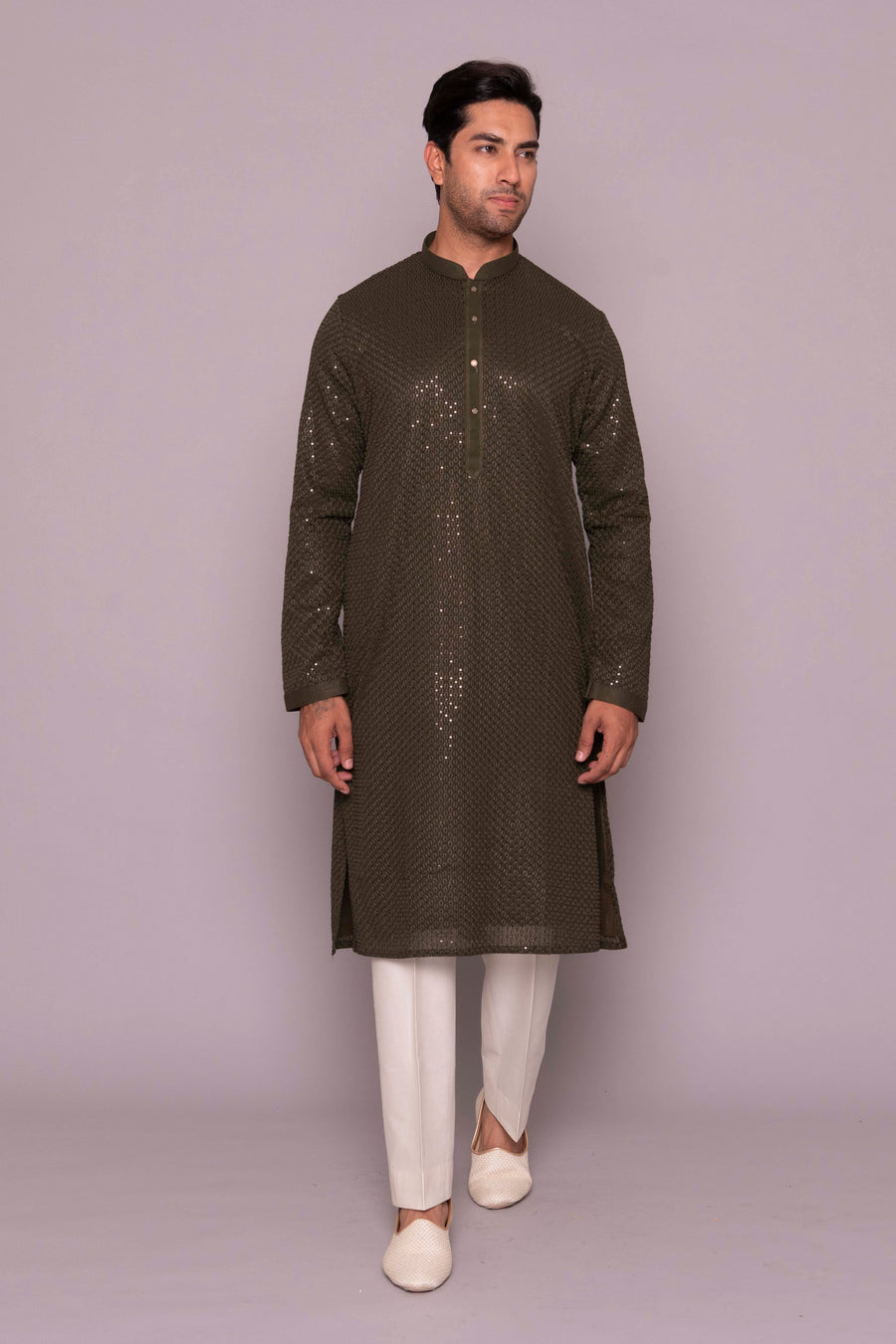 MLS CHIKANKARI KURTA PAJAMA