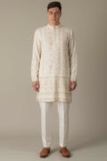 MLS EMBROIDERED KURTA PAJAMA
