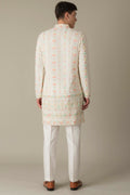 MLS EMBROIDERED KURTA PAJAMA