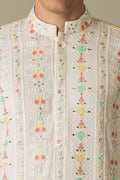MLS EMBROIDERED KURTA PAJAMA