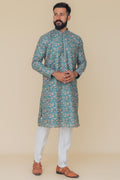 MLS PRINTED KURTA PAJAMA