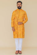MLS PRINTED KURTA PAJAMA