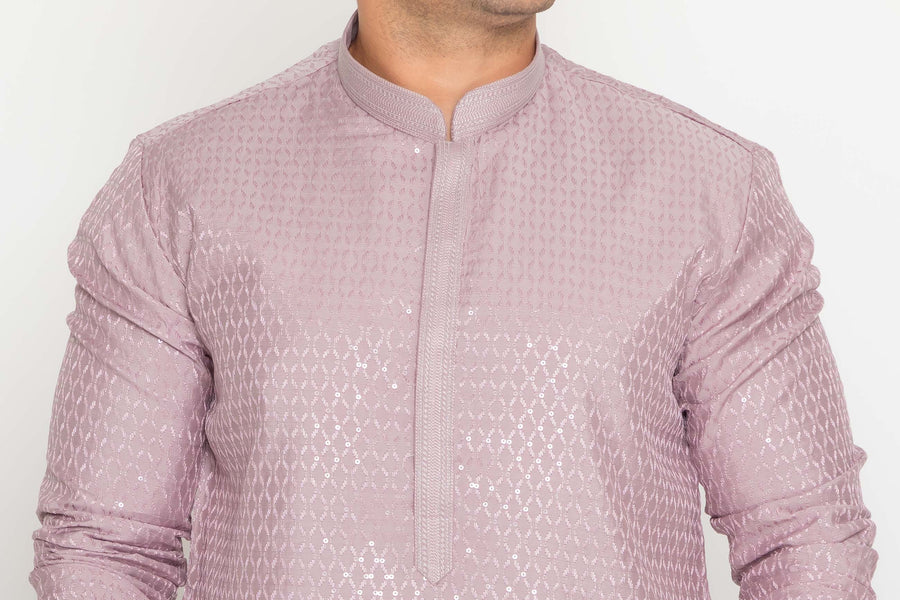 MLS EMBROIDERED KURTA PAJAMA