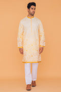 MLS EMBROIDERED KURTA PAJAMA