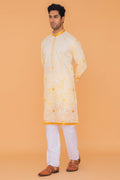 MLS EMBROIDERED KURTA PAJAMA