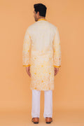 MLS EMBROIDERED KURTA PAJAMA