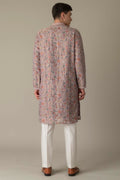 MLS EMBROIDERED KURTA PAJAMA