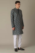 MLS EMBROIDERED KURTA PAJAMA