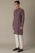 MLS EMBROIDERED KURTA PAJAMA