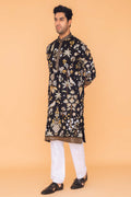 MLS EMBROIDERED KURTA PAJAMA