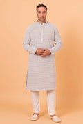 MLS CHIKANKARI KURTA PAJAMA