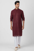 MLS CHIKANKARI KURTA PAJAMA