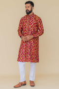 MLS PRINTED KURTA PAJAMA
