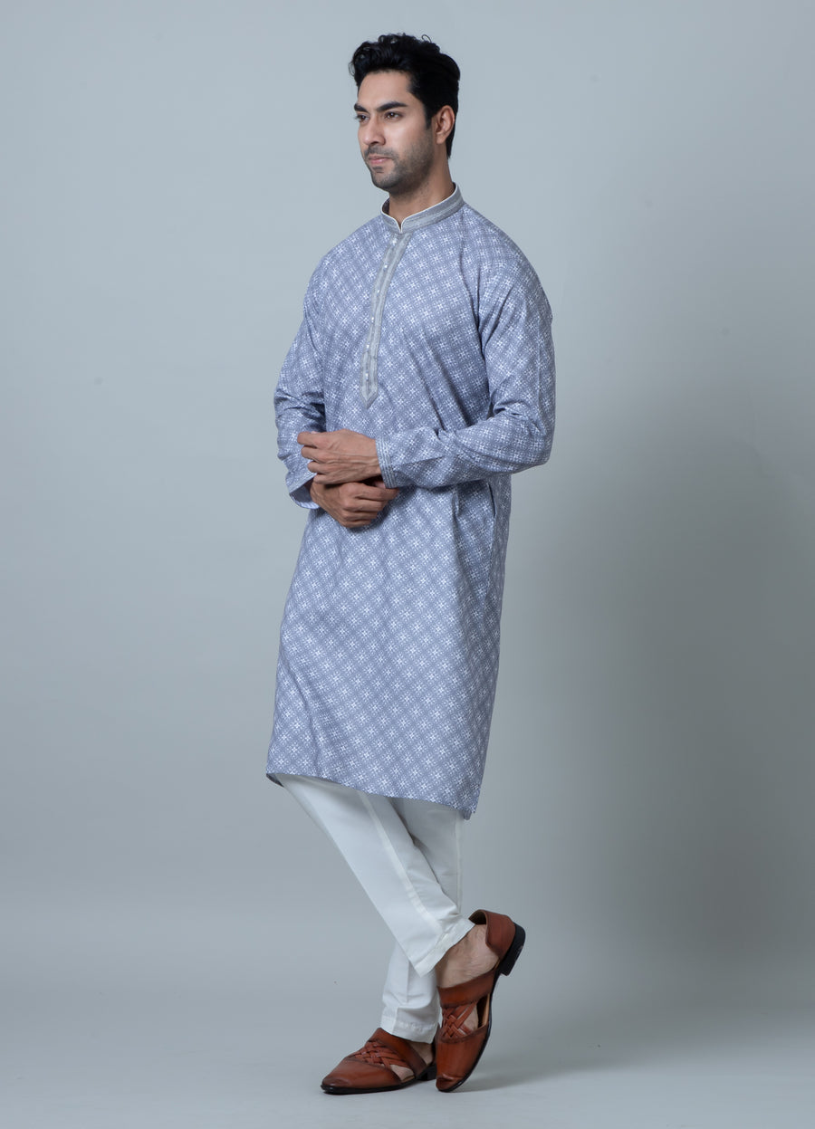CHIKANKARI KURTA PAJAMA