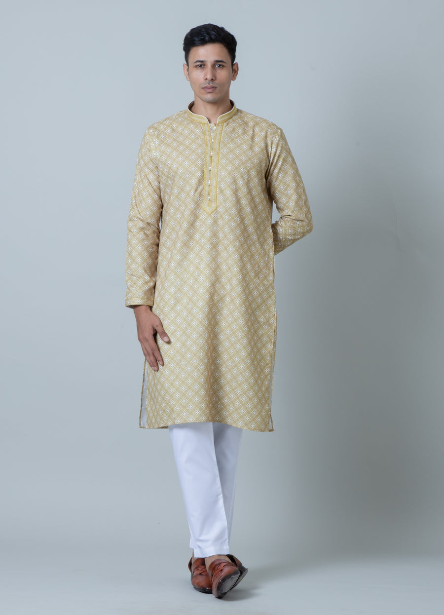 CHIKANKARI KURTA PAJAMA