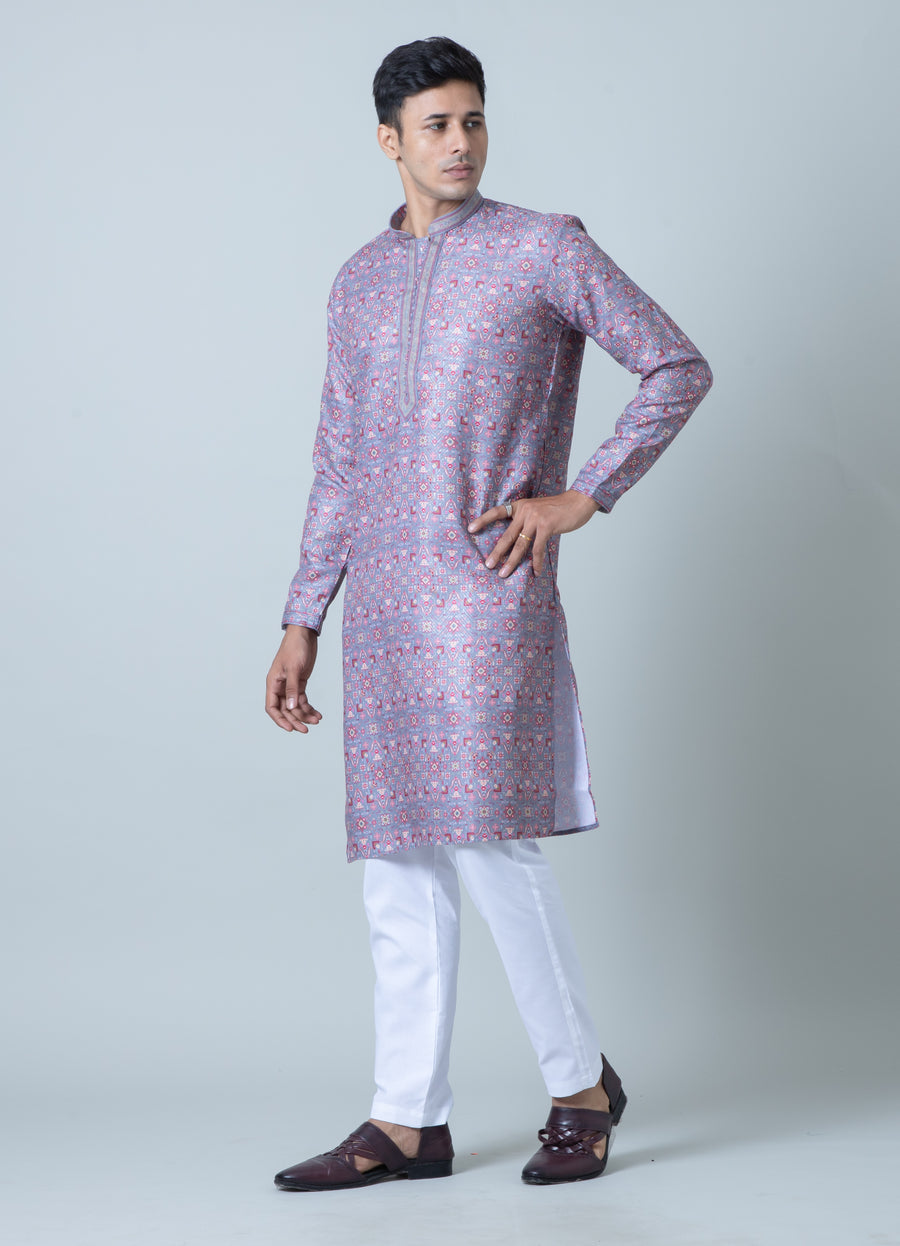 PRINTED KURTA PAJAMA