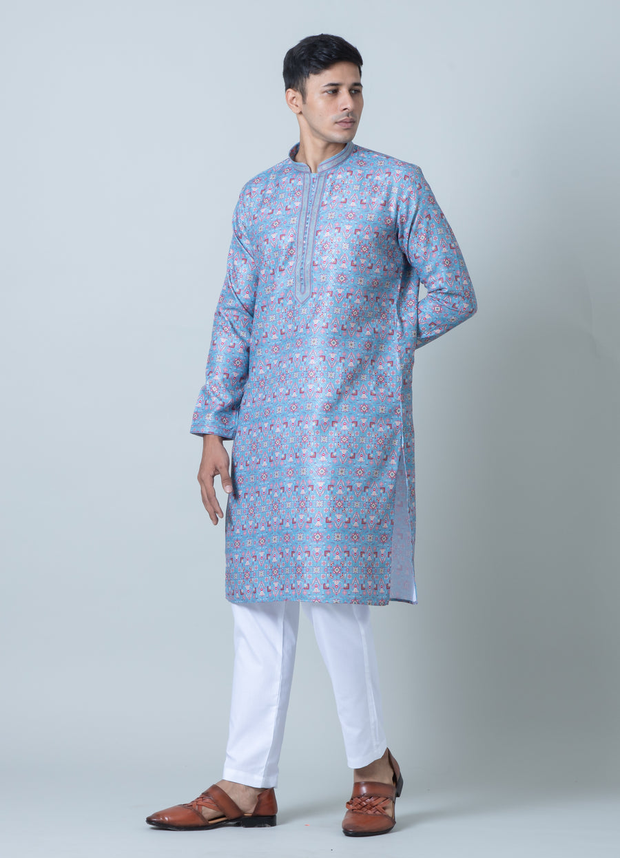 PRINTED KURTA PAJAMA